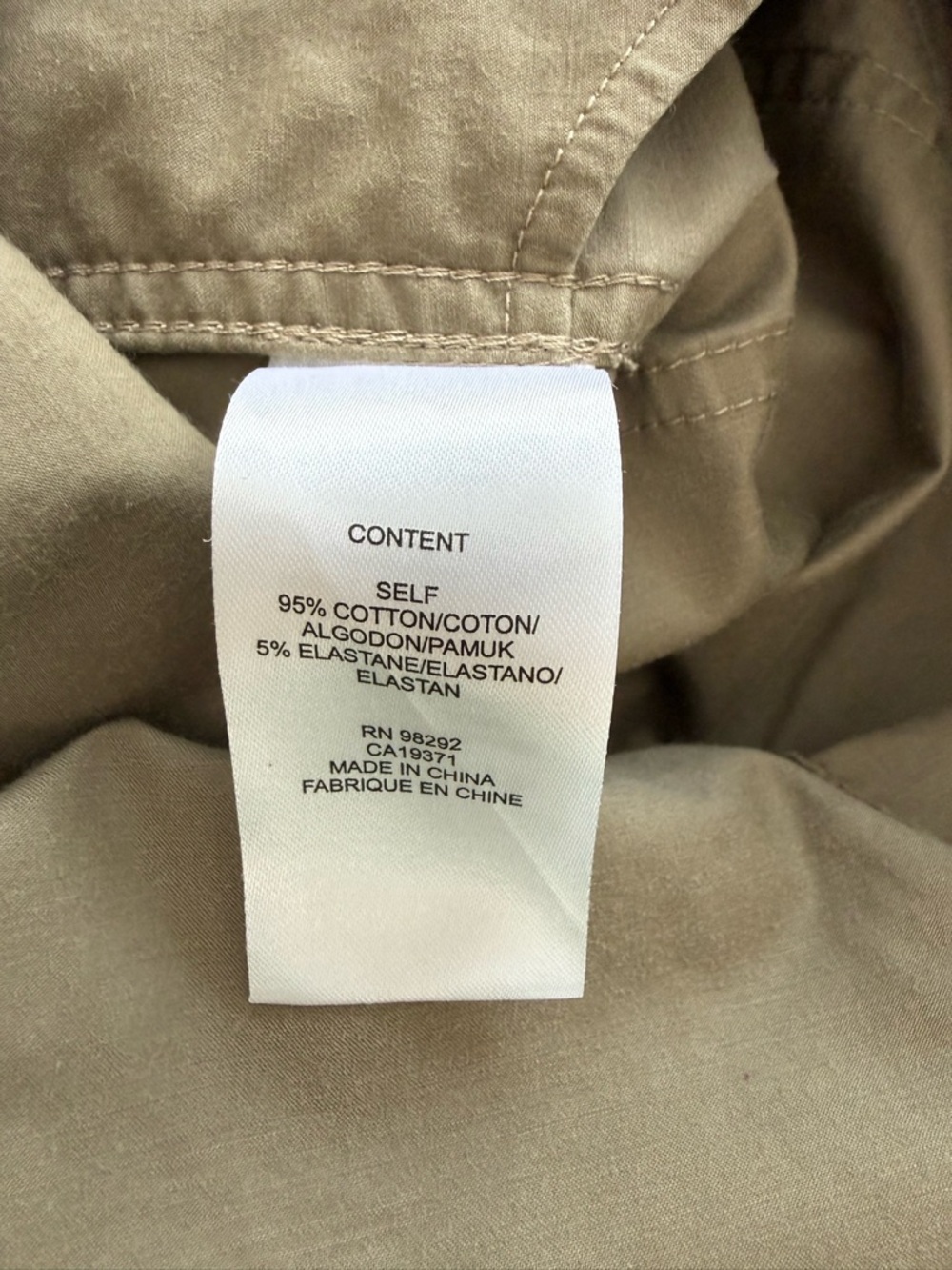 Tibi | Garment Dyed Silky Cotton Sid Chino Pant | Size 27S | Acorn - Picture 14 of 16